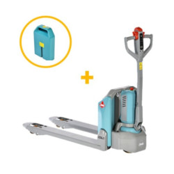 Kit Transpaleteira elétrica Ameise® 1500 kg - PTE 15Li 1150 x 685 mm (PBR) + Bateria Sobressalente